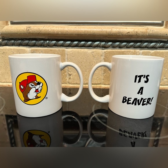 Buc-ee’s Beaver Ceramic Coffee Mug - Set of 2 - Picture 3 of 6